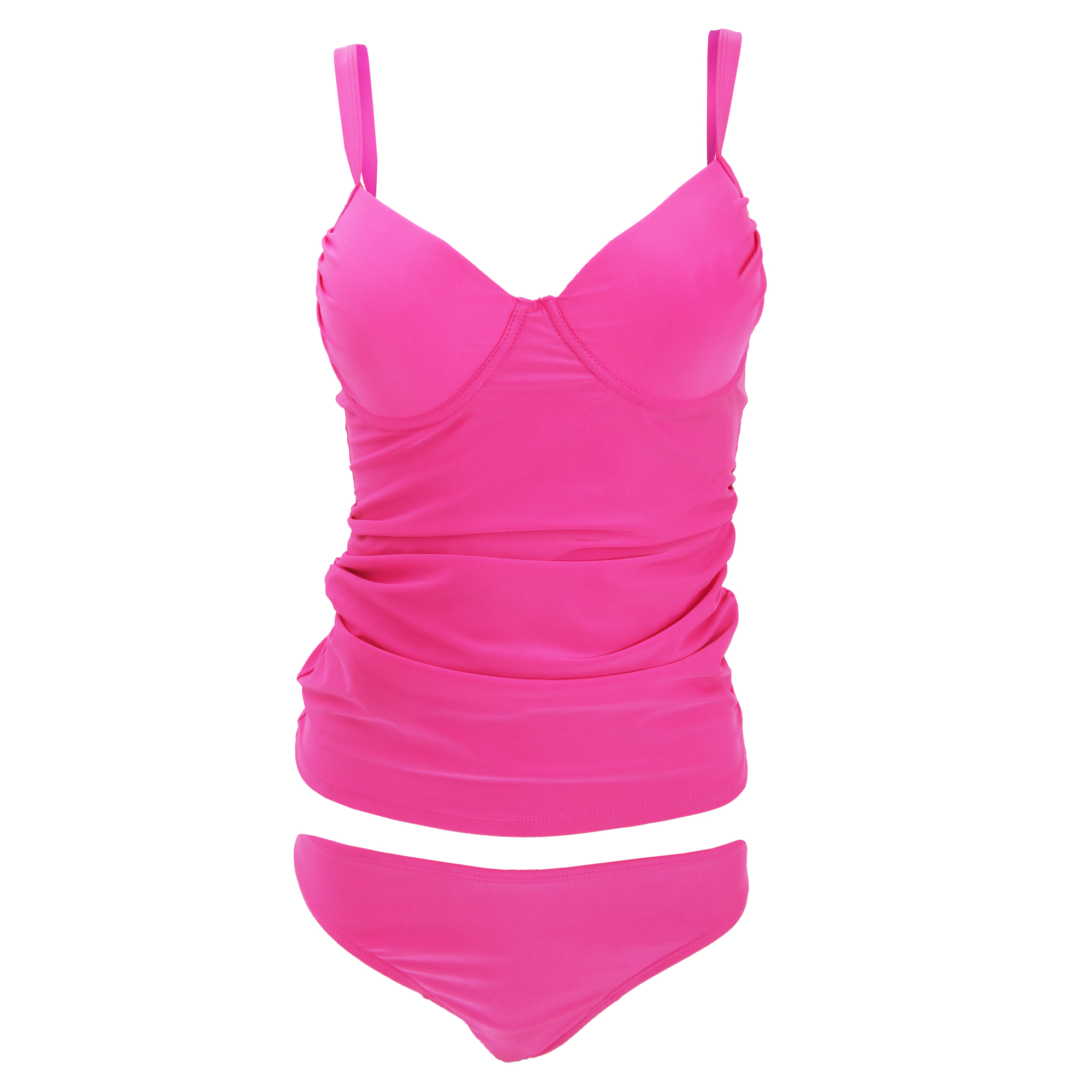 Ladies/Womens Tummy Control Tankini Top & Briefs Swimwear Set eBay