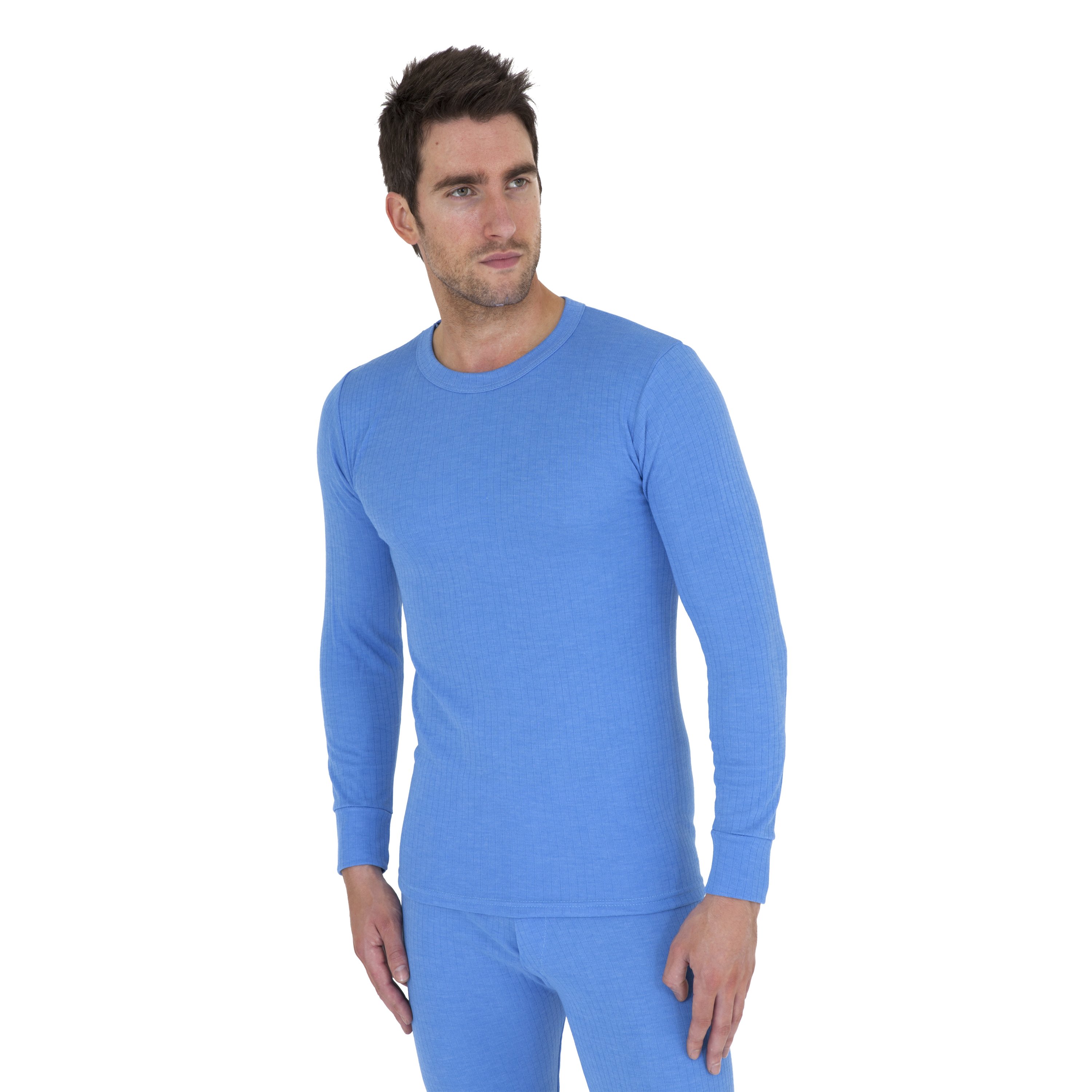 Mens Thermal Underwear Long Sleeve T Shirt Top Polyviscose Range