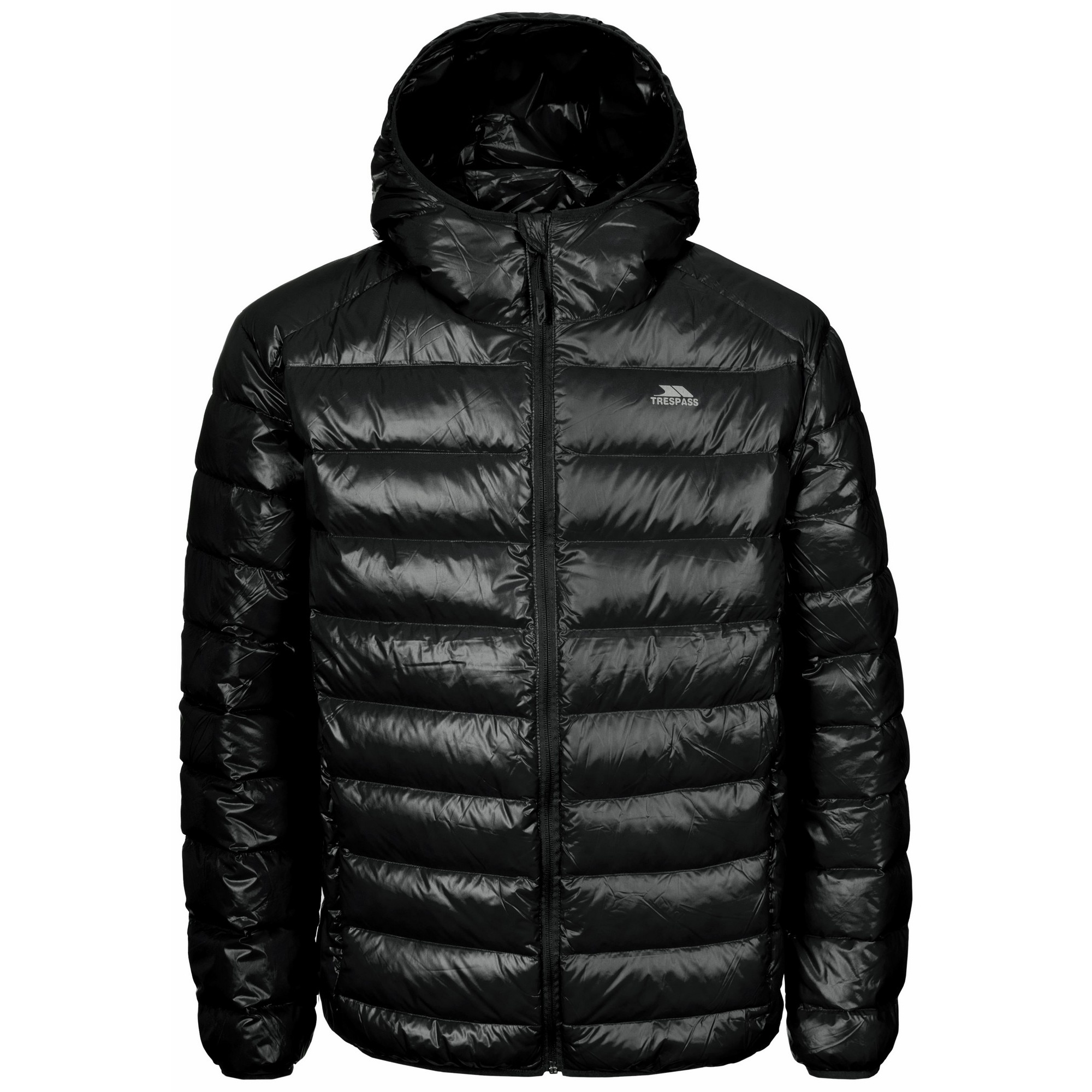 Trespass Mens Ramirez Down Padded Puffer Hooded Zip up Lightweight
