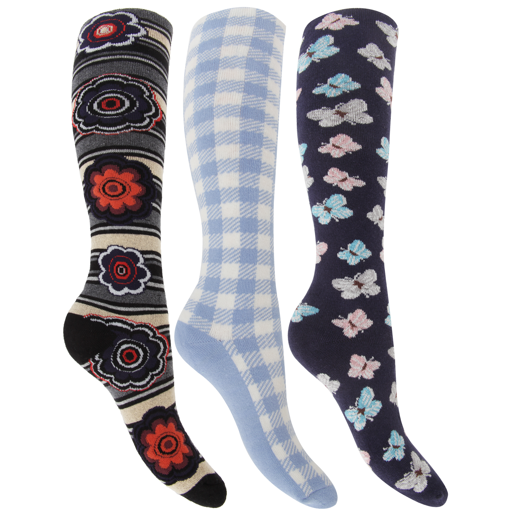 Womens/Ladies Novelty Design Thermal Wellington Boot Socks (3 Pairs) eBay