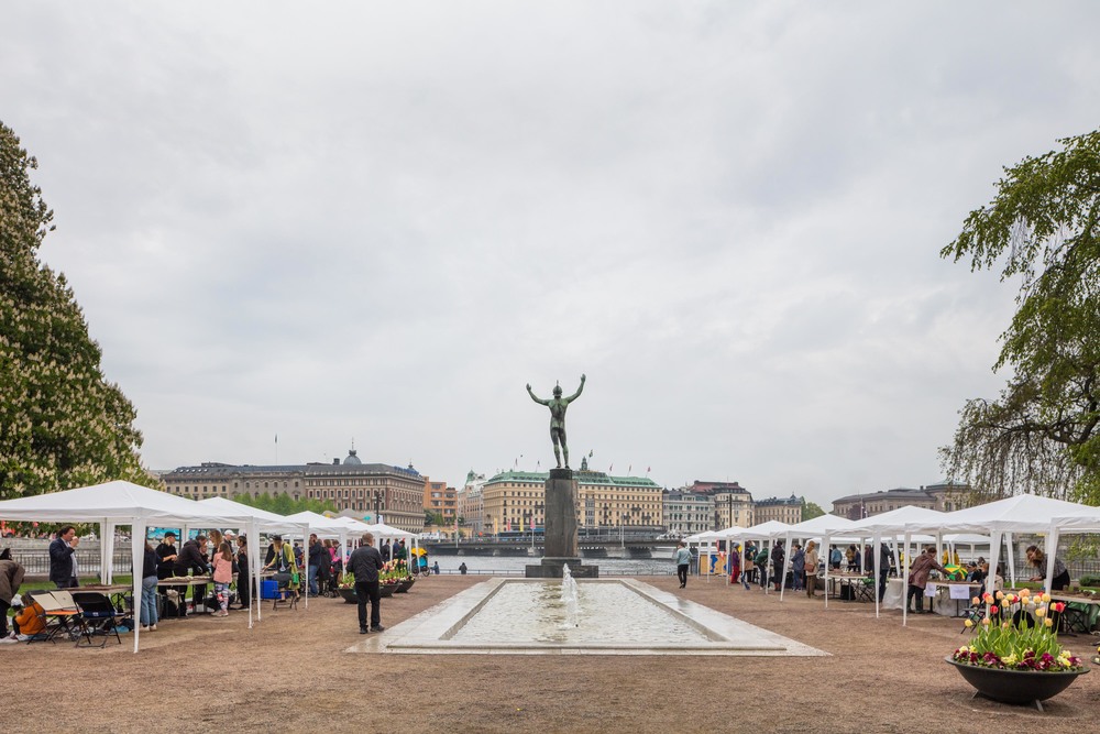 Jordmarknaden på Strömparterren 19 maj 2019