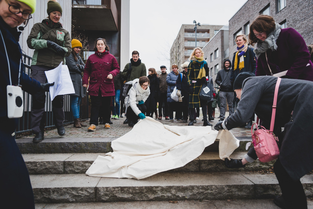En del av Ulla Hvejsels vandring på Power Walks.