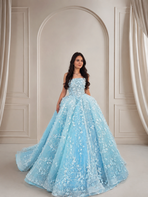 BABY BLUE AURORA GOWN