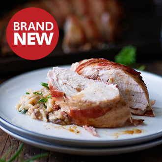 Sage, Onion & Bacon Stuffed Turkey Parcels-200g