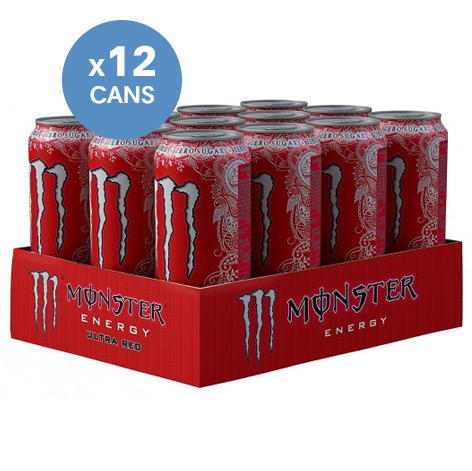Monster Energy Hydro Ultra Red - 83p Each