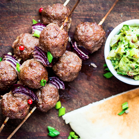Lush Lamb Meatball Kebabs!