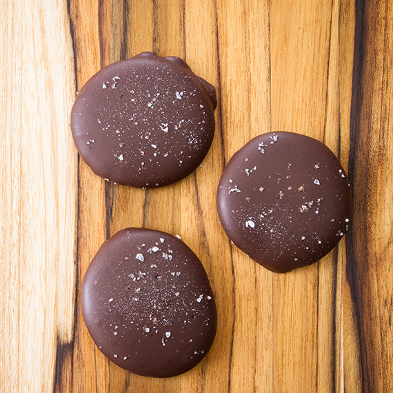 Vegan Salted Caramel Biscuits