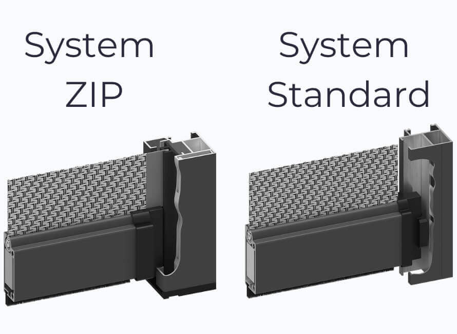 Systemy w roletach screen