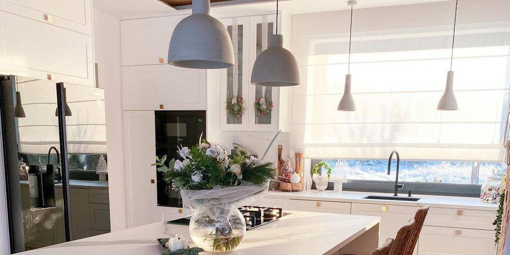 Rolety rzymskie w kuchni