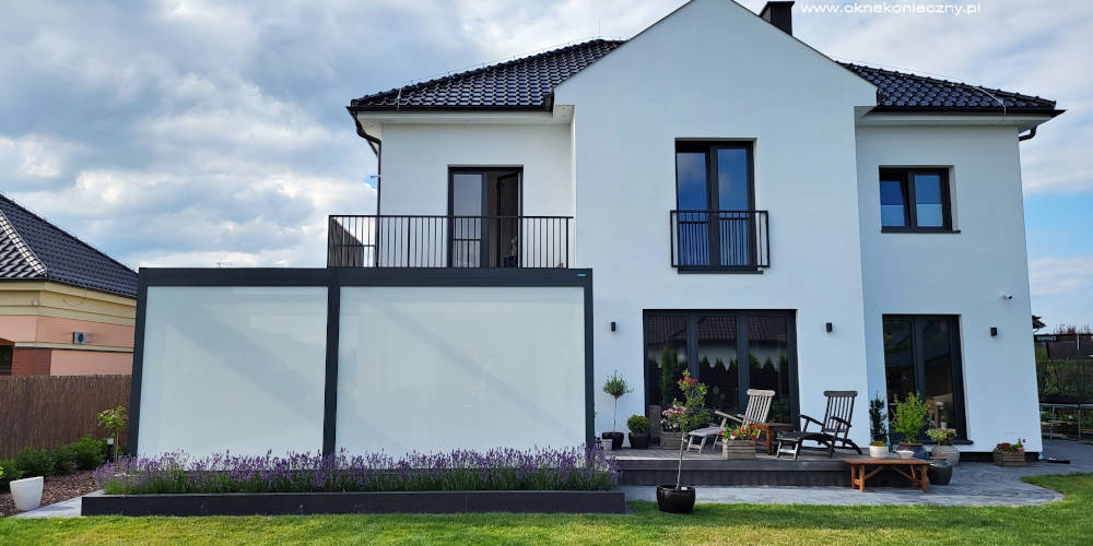 Rolety screen na tarasie