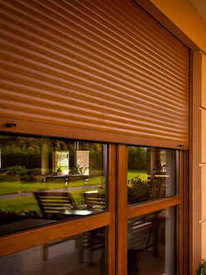 rolety zewnętrzne z bliska