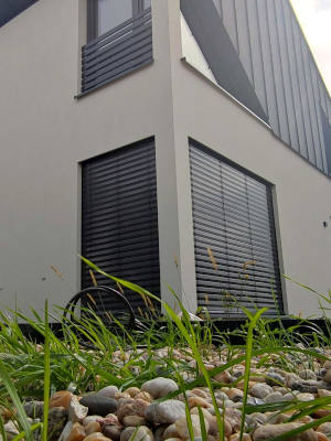 Żaluzje fasadowe z lamelami Z