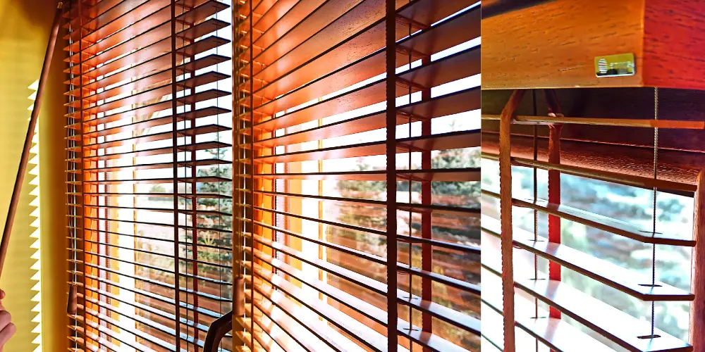 żaluzje drewniane