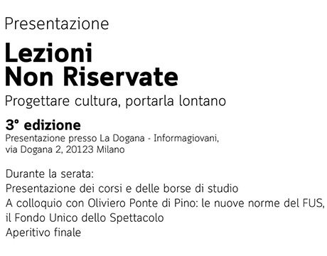 Lezioni Non Riservate: mini corso e aperitivo Lnr_oliviero_copia