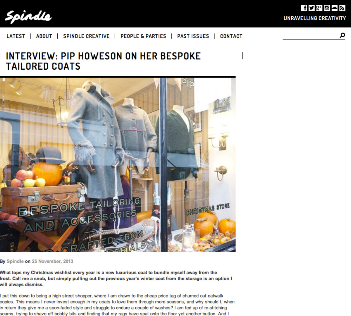 Pip Howeson Spindle Interview