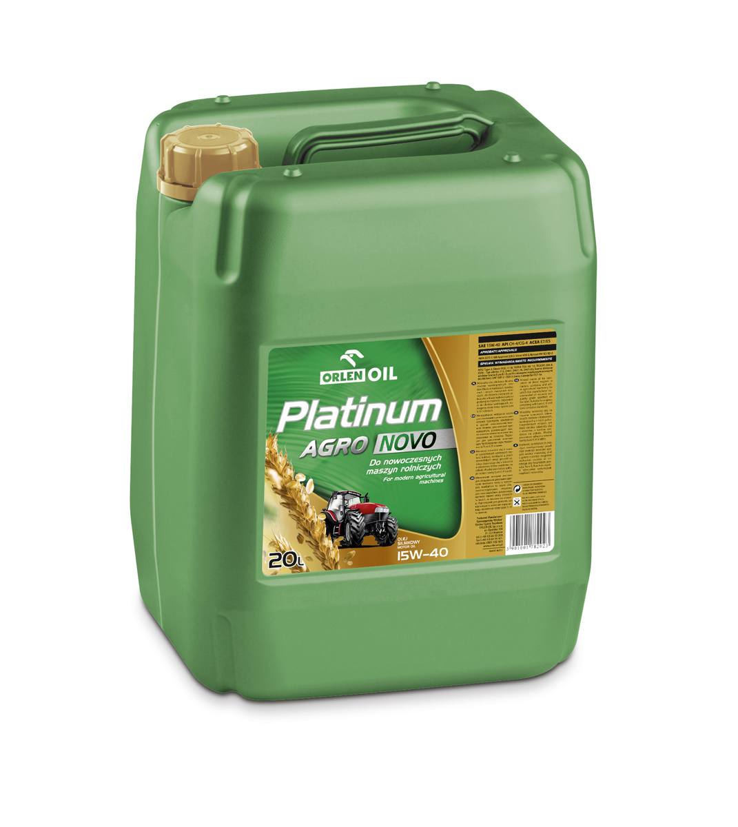 PLATINUM AGRO NOVO 15W-40 20L