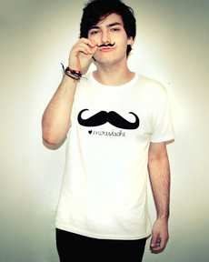 Moustache Tee