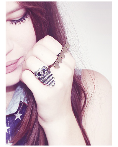 Vintage Owl Ring