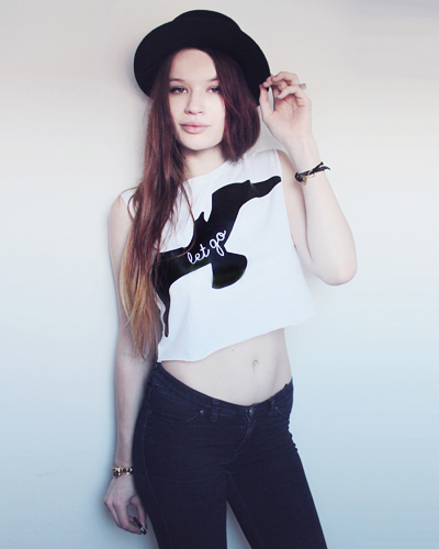Let Go Cropped Top