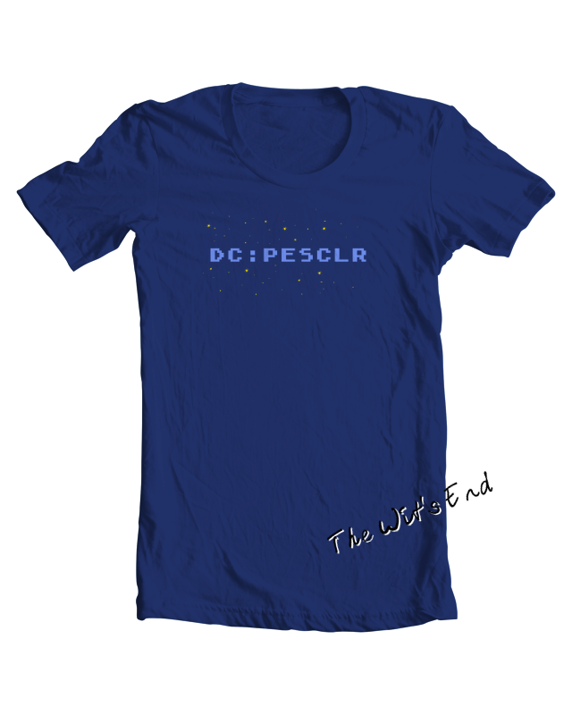 Atari 8-bit computer Star Raiders DC:PESCLR tee