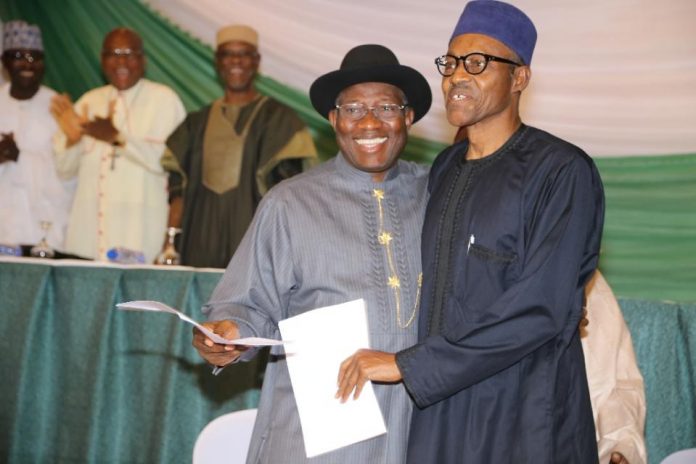 BREAKING: Former President Goodluck Jonathan Meets Buhari In Aso Rock