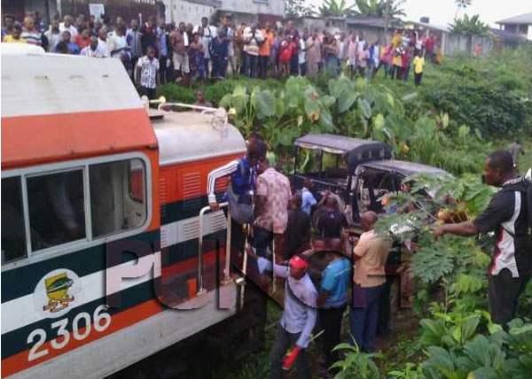 The scene of the accident