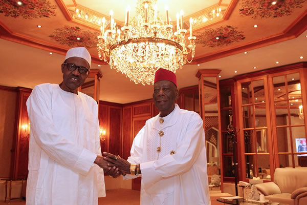 Buhari meets Ogoni leaders1