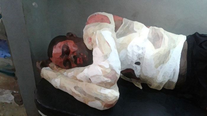 The Nigerian husband set ablaze by Ghanaian wife, Benjamin Oyem