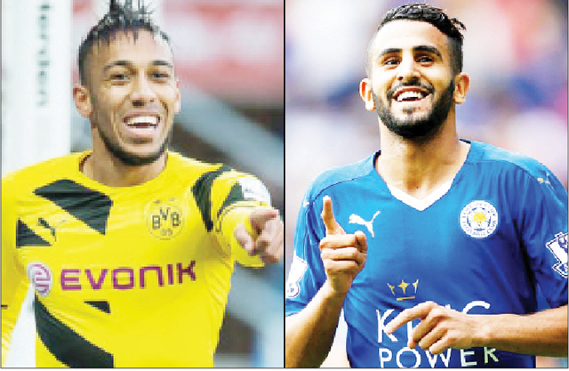 Aubameyang, Mahrez