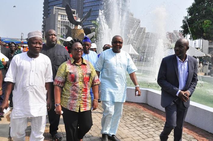 Photogist: Ambode Commissions Upgraded Eagle`s Square