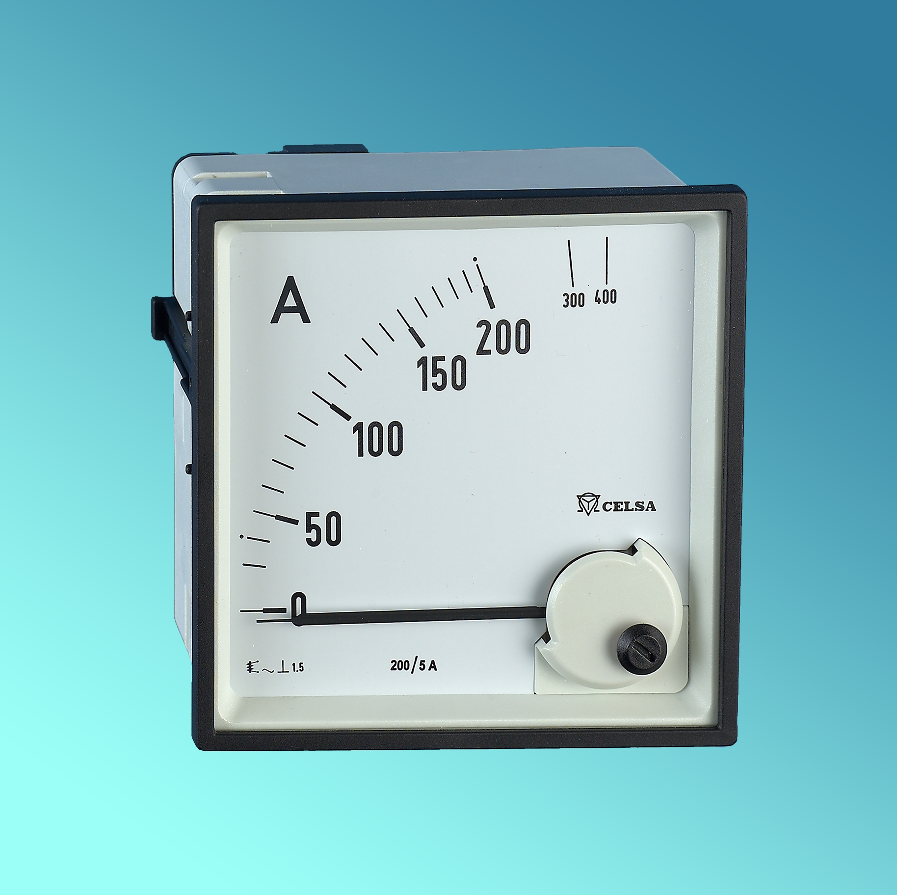 EQ96n 96x96 Analog Panel Meter 90° AC Takowa Oy