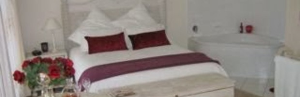 White room with flowers