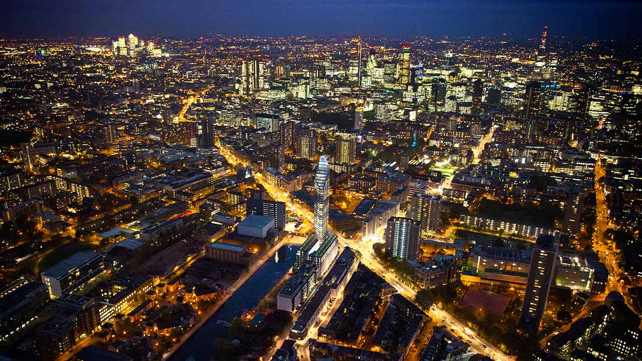 Brand implementation across print, digital and live experience for property development, Lexicon