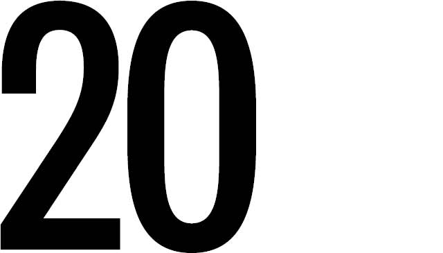 20 staff