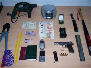 Material requisado en la operación