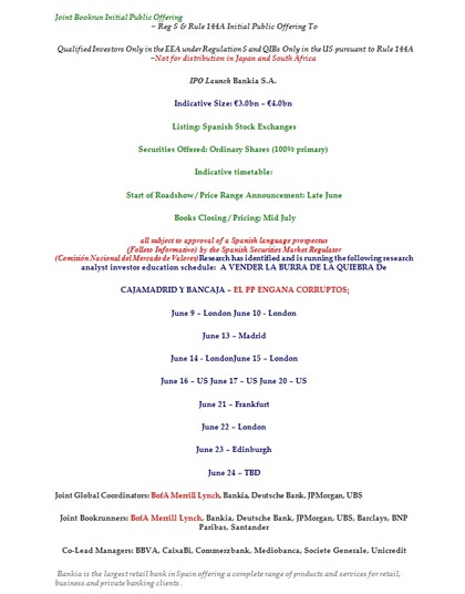 El Fracaso de Bankia