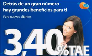 Cuenta Azul 3,4% TAE