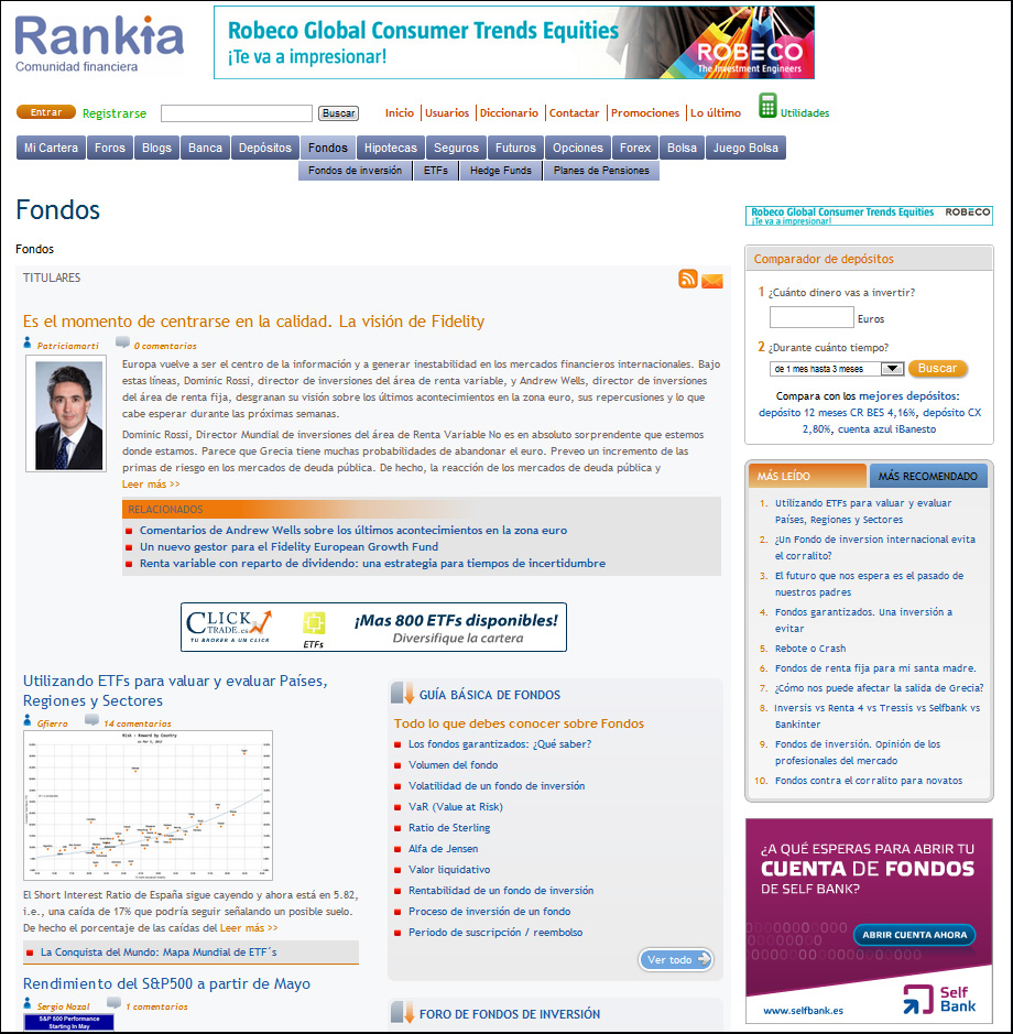 Portadas Temáticas Rankia