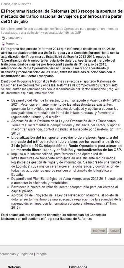 liberalizacion y recortes