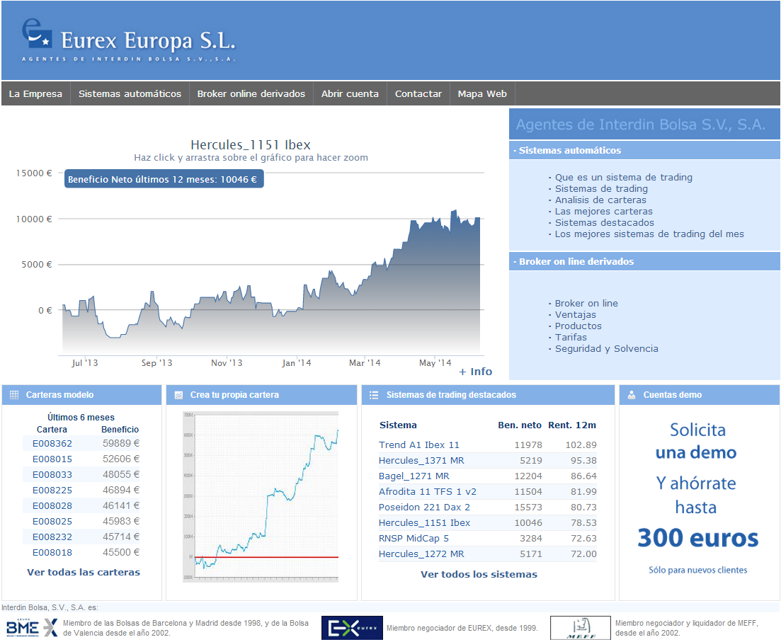 sistemas automaticos angel izquierdo eurex europa