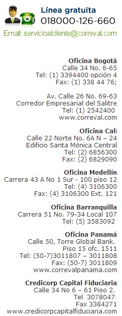 Contacto Correval