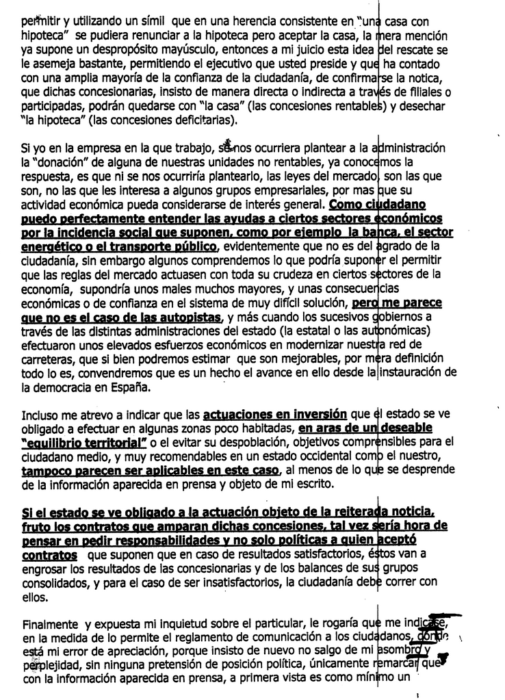 Autopista deficitaria