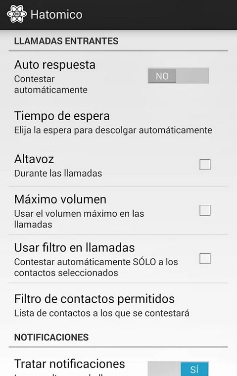 App para coche: Hatomico