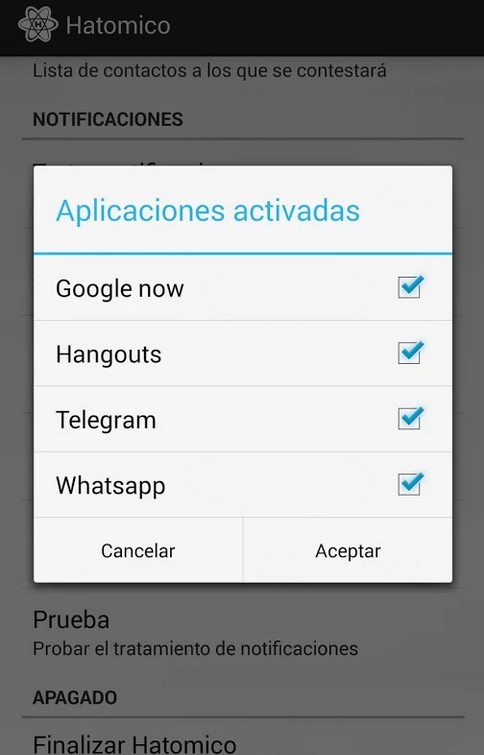 App para coche: Hatomico