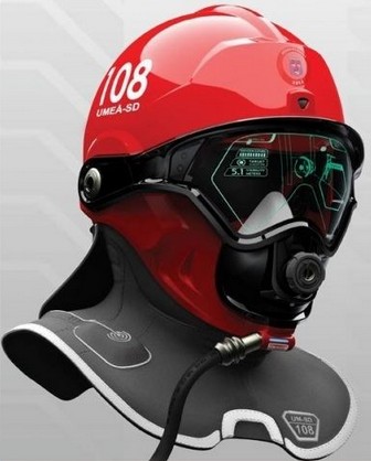 Wereable: casco bombero