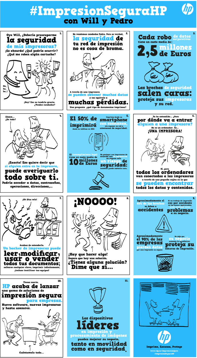 Seguridad impresoras HP