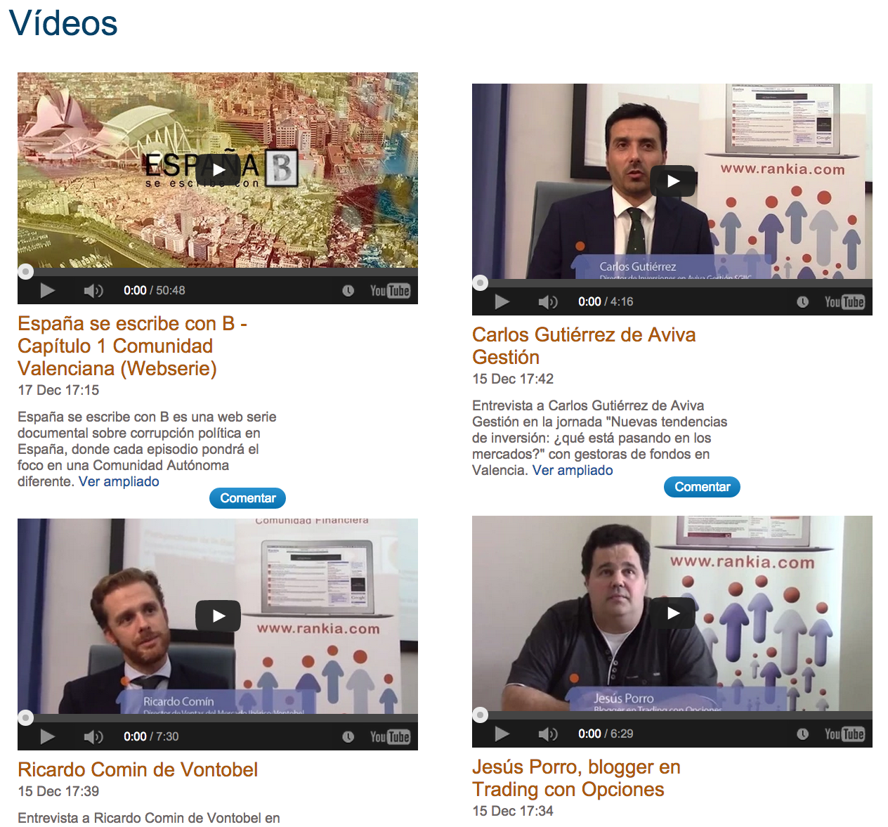 videos rankia