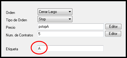 etiqueta stop