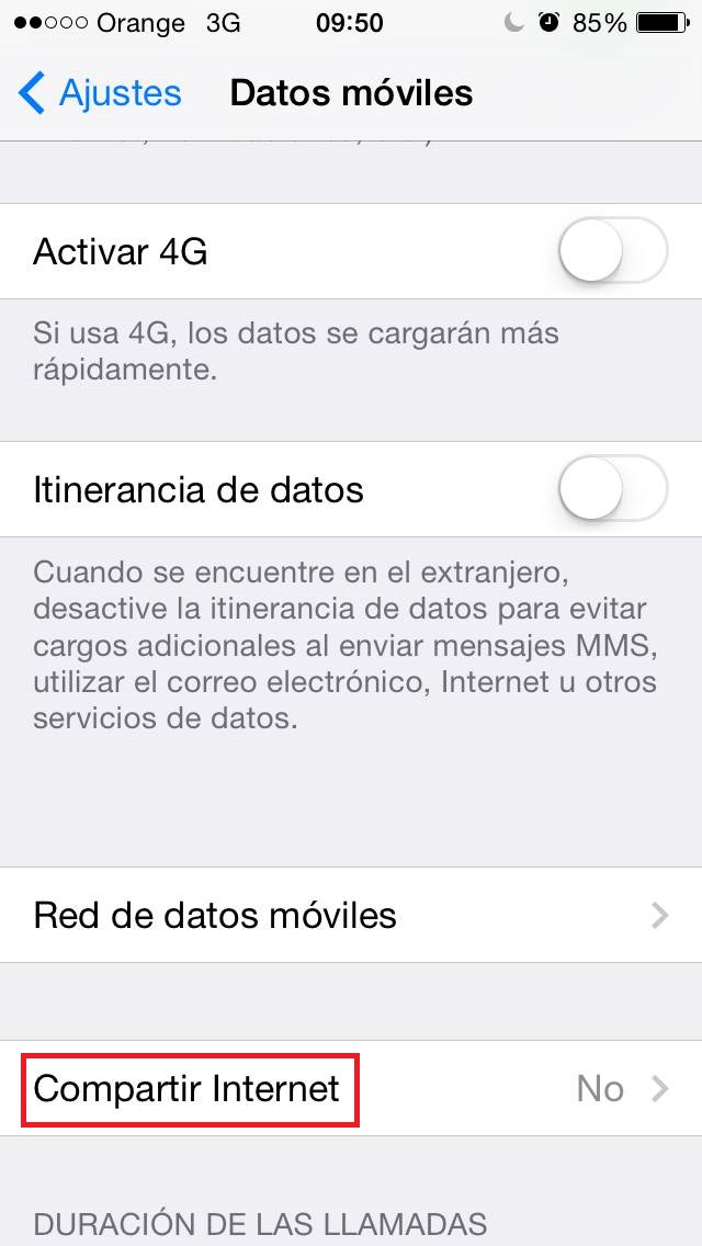¿Cómo usar el móvil como router? iPhone compartir internet movil
