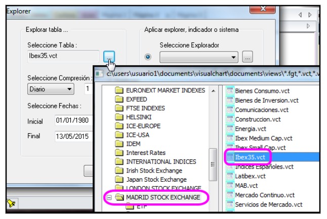 trabajando explorer